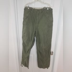 VINTAGE M-1951 Pants Mens Trousers Field Shell Korean War Regular Med